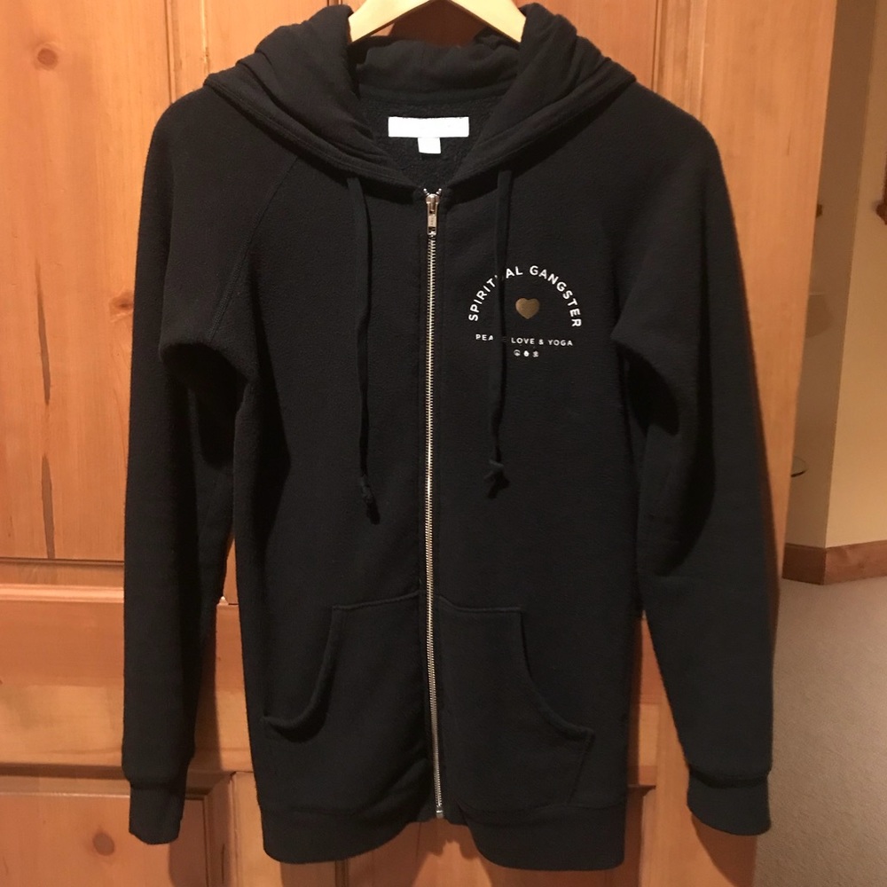 Spiritual Gangster MYSTICAL MOON ZIP HOODIE
